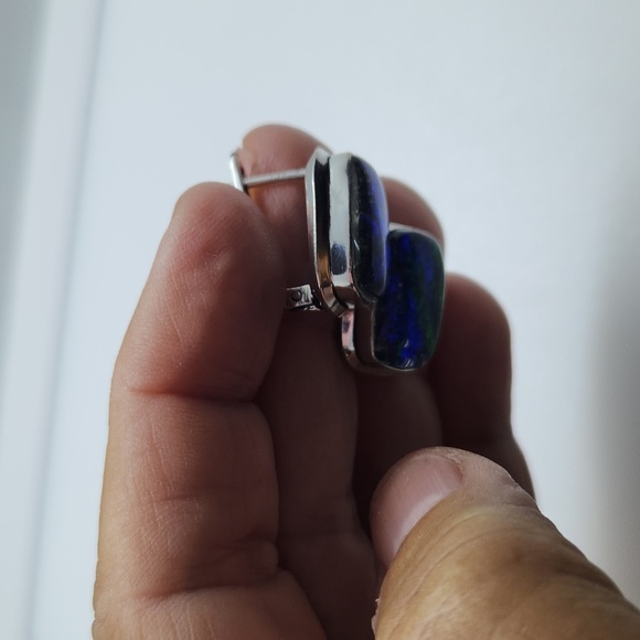 Nwot!! Triplet opal sterling earrings - Picture 3 of 9